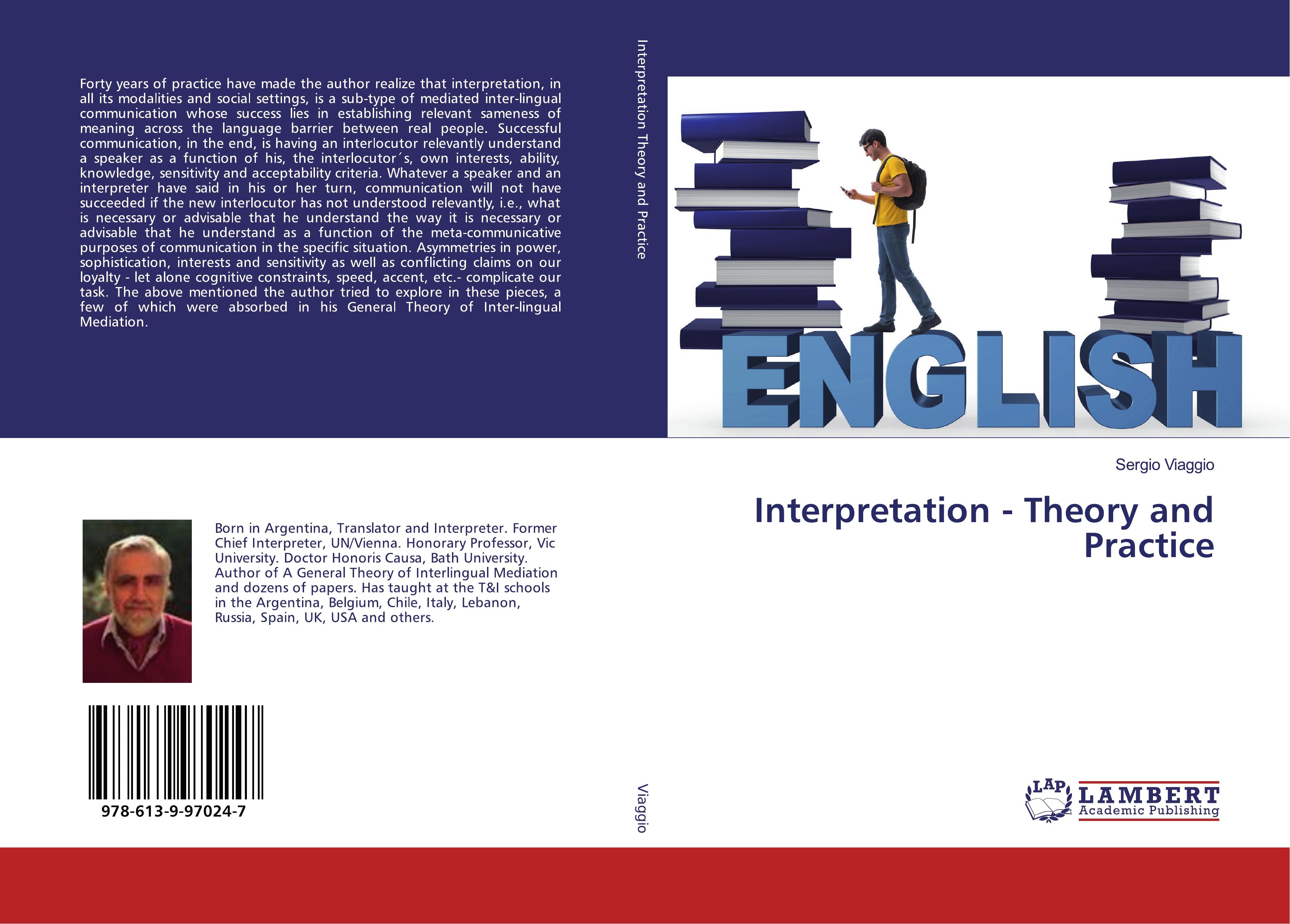 Vorderes Coverbild Interpretation - Theory and Practice