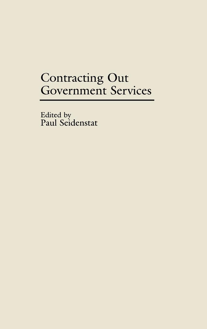 Vorderes Coverbild Contracting Out Government Services