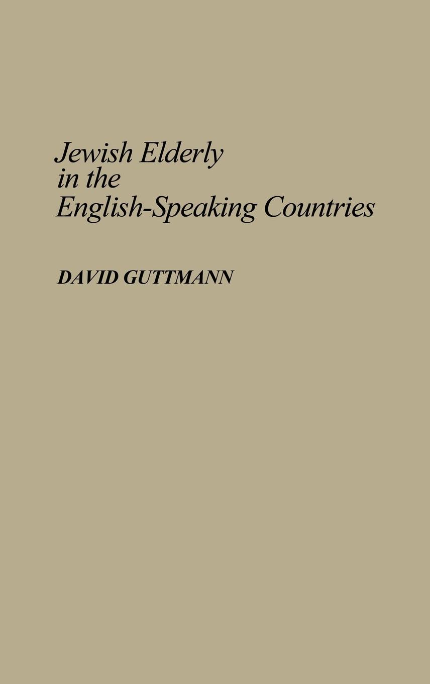 Vorderes Coverbild Jewish Elderly in the English-Speaking Countries