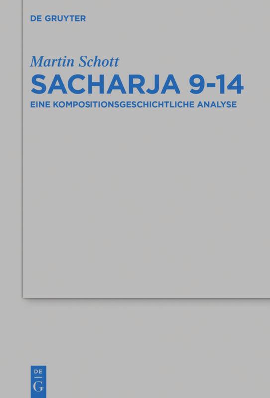 Vorderes Coverbild Sacharja 9-14