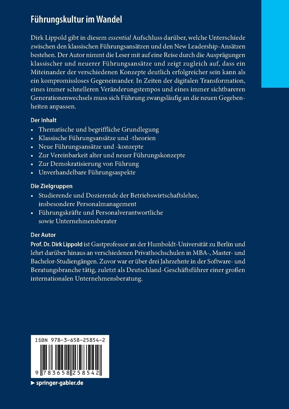 Rückseitencover Führungskultur im Wandel