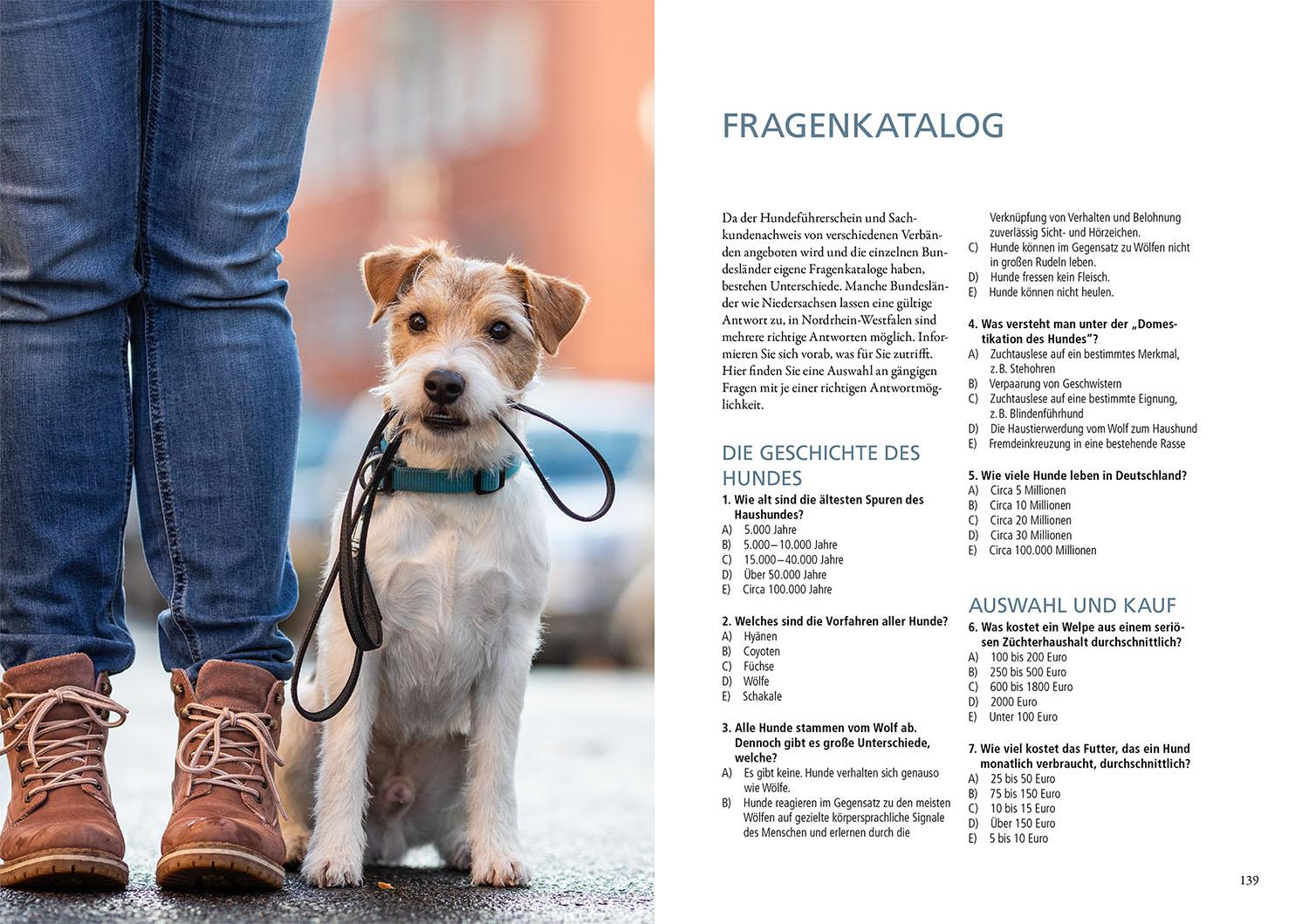 Beispielinhalt (Bild) Hundeführerschein und Sachkundenachweis