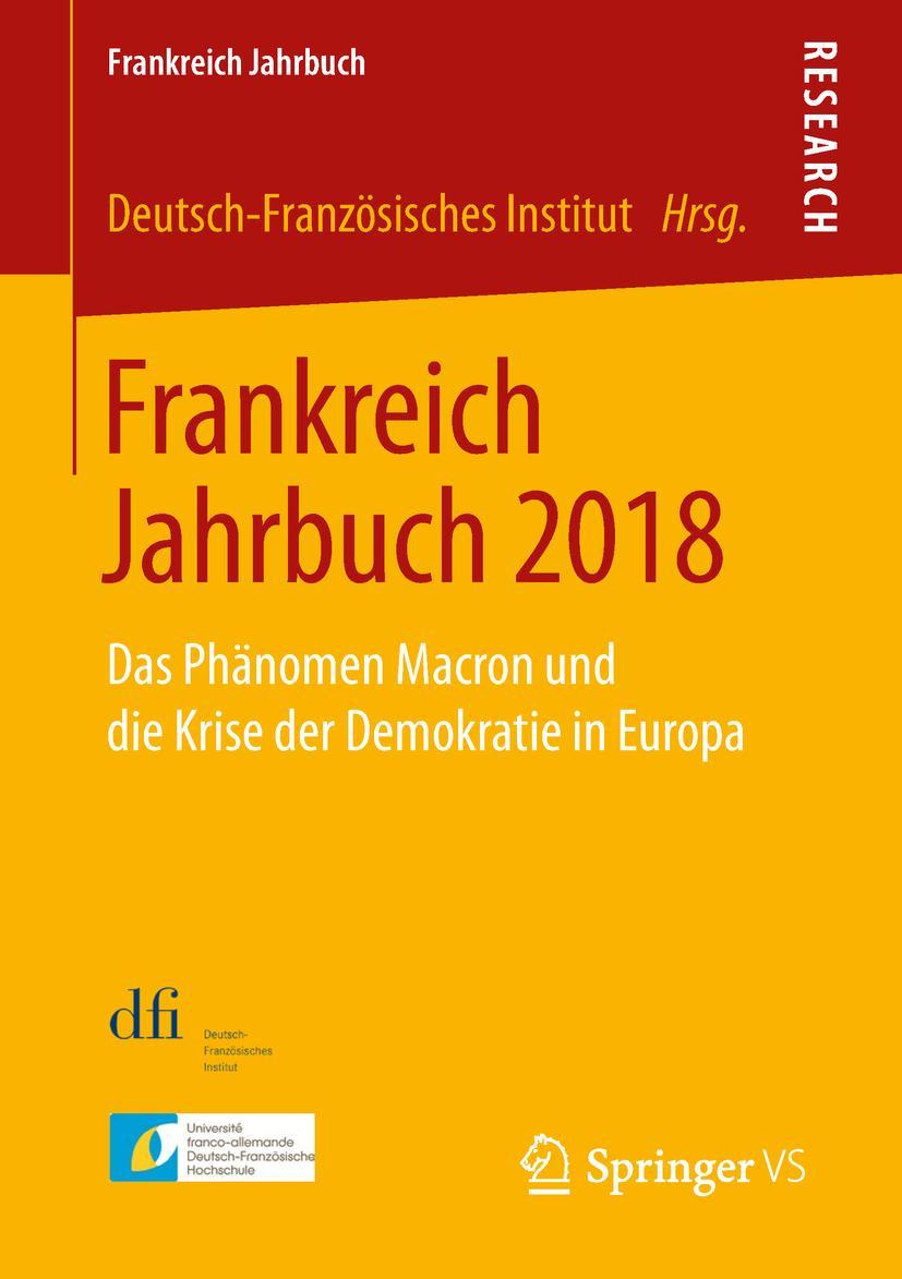 Vorderes Coverbild Frankreich Jahrbuch 2018