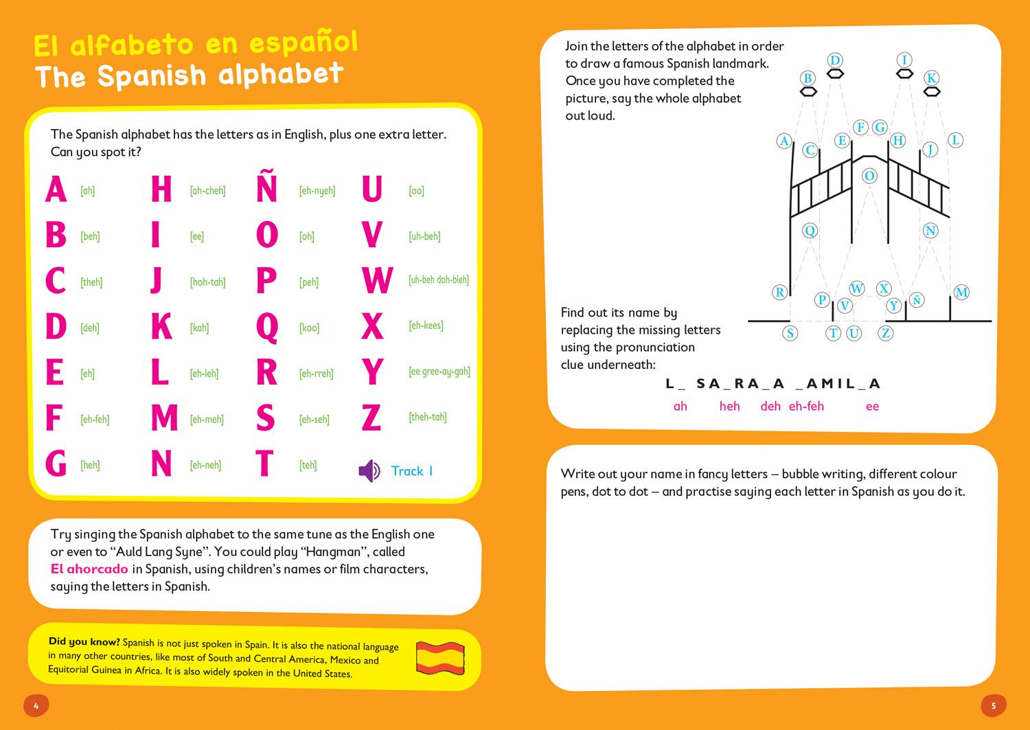 Beispielinhalt (Bild) Spanish Ages 5-7
