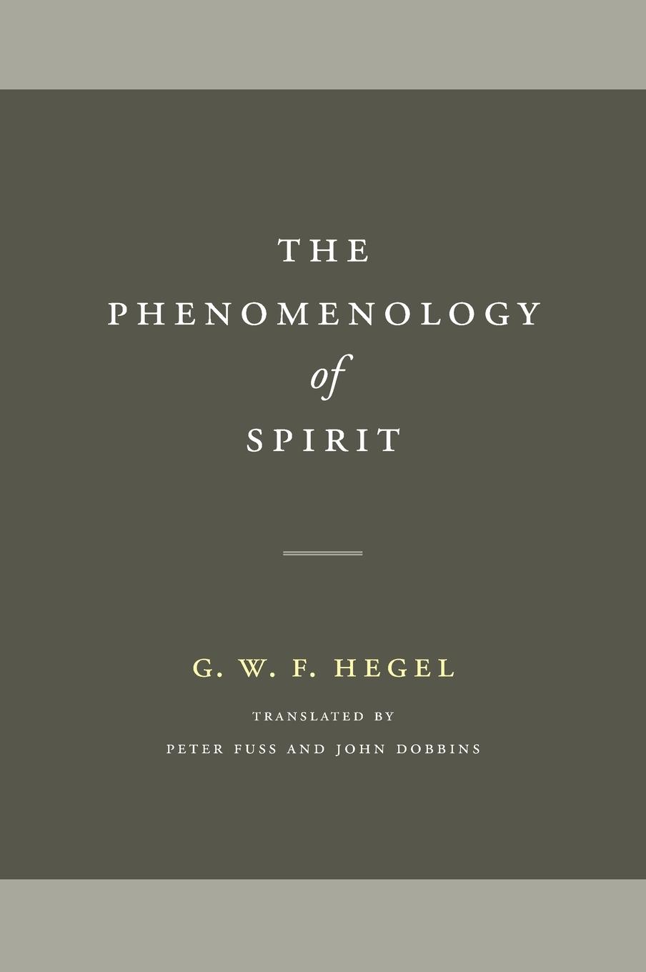 Vorderes Coverbild The Phenomenology of Spirit
