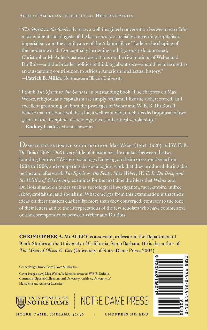 Rückseitencover The Spirit vs. the Souls