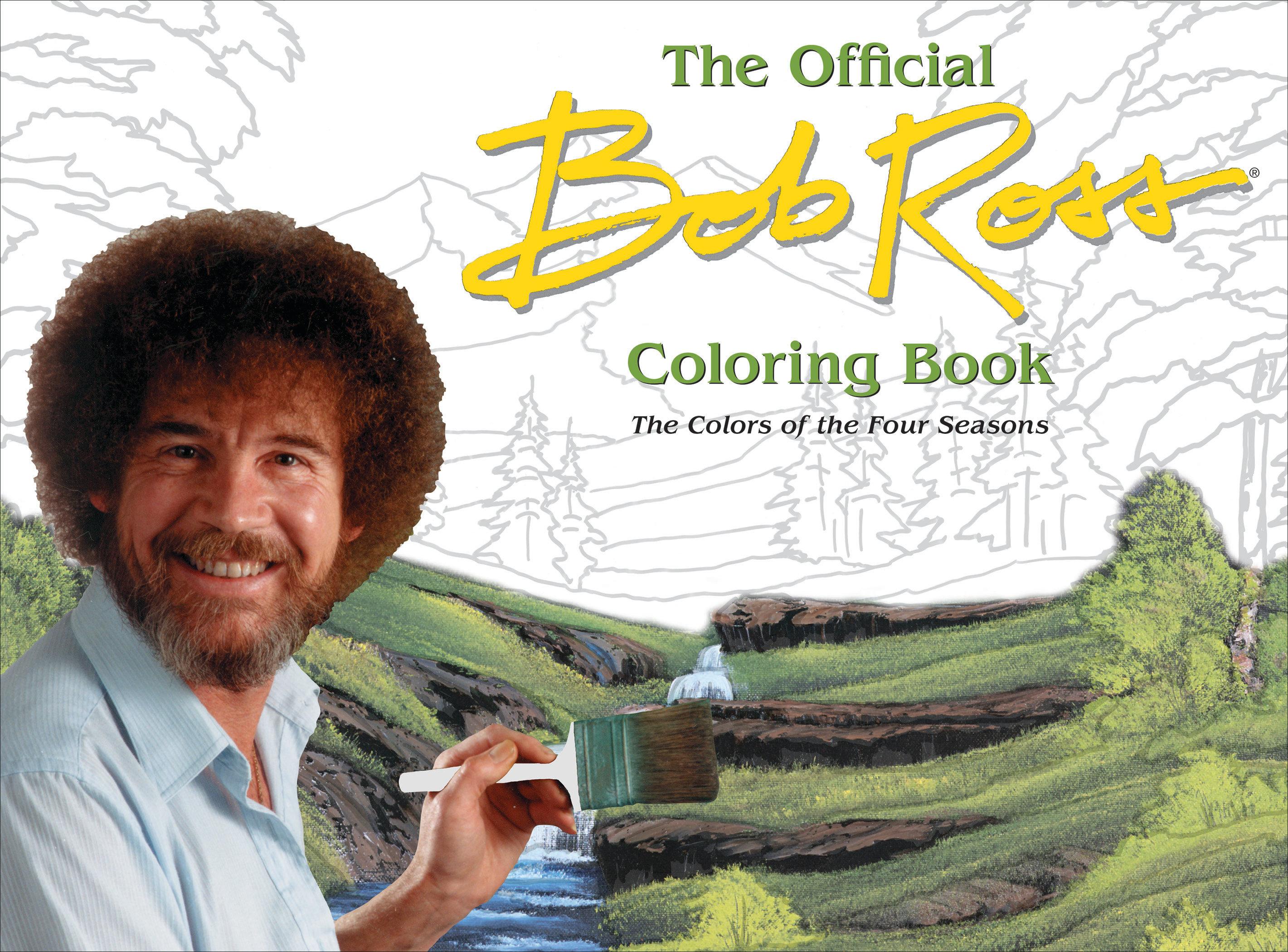 Vorderes Coverbild The Official Bob Ross Coloring Book