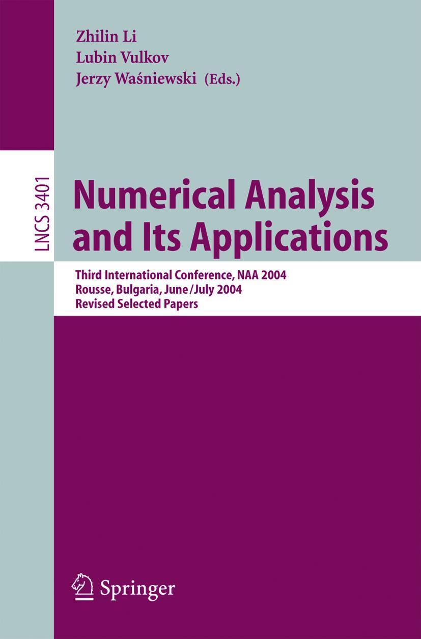 Vorderes Coverbild Numerical Analysis and Its Applications