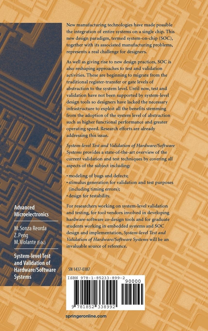 Rückseitencover System-Level Test and Validation of Hardware/Software Systems