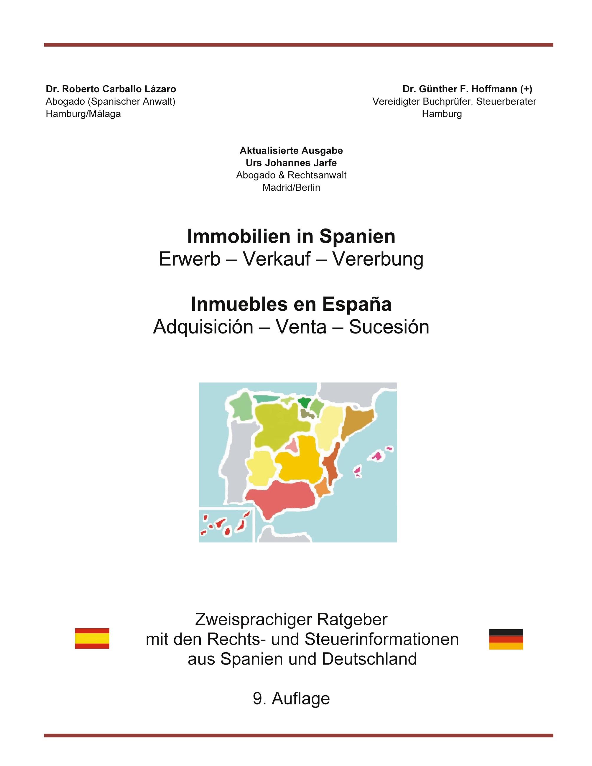Vorderes Coverbild Immobilien in Spanien