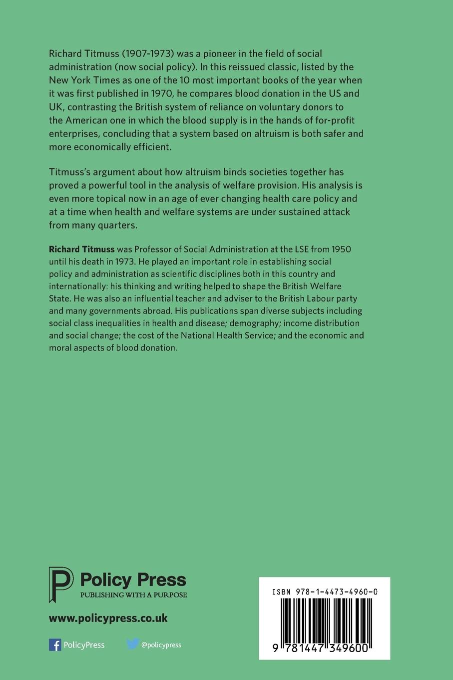 Rückseitencover The Gift Relationship (Reissue)