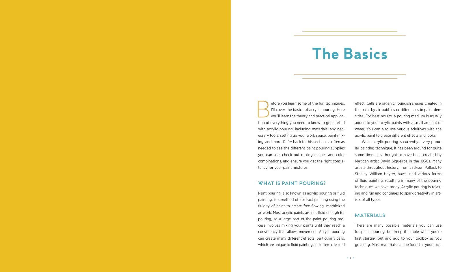 Beispielinhalt (Bild) The Paint Pouring Workshop