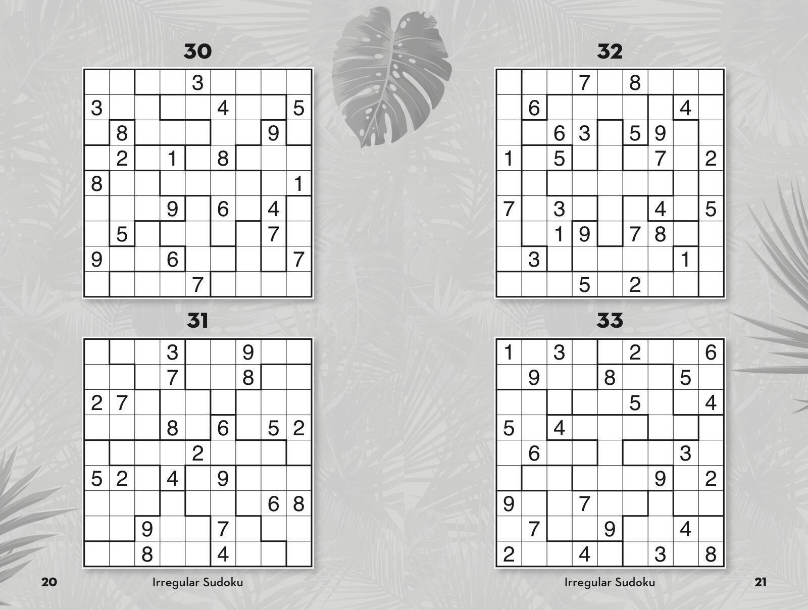 Beispielinhalt (Bild) Wild Sudoku Variants
