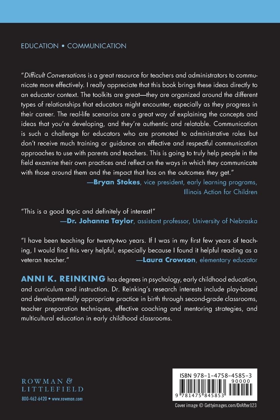 Rückseitencover Difficult Conversations