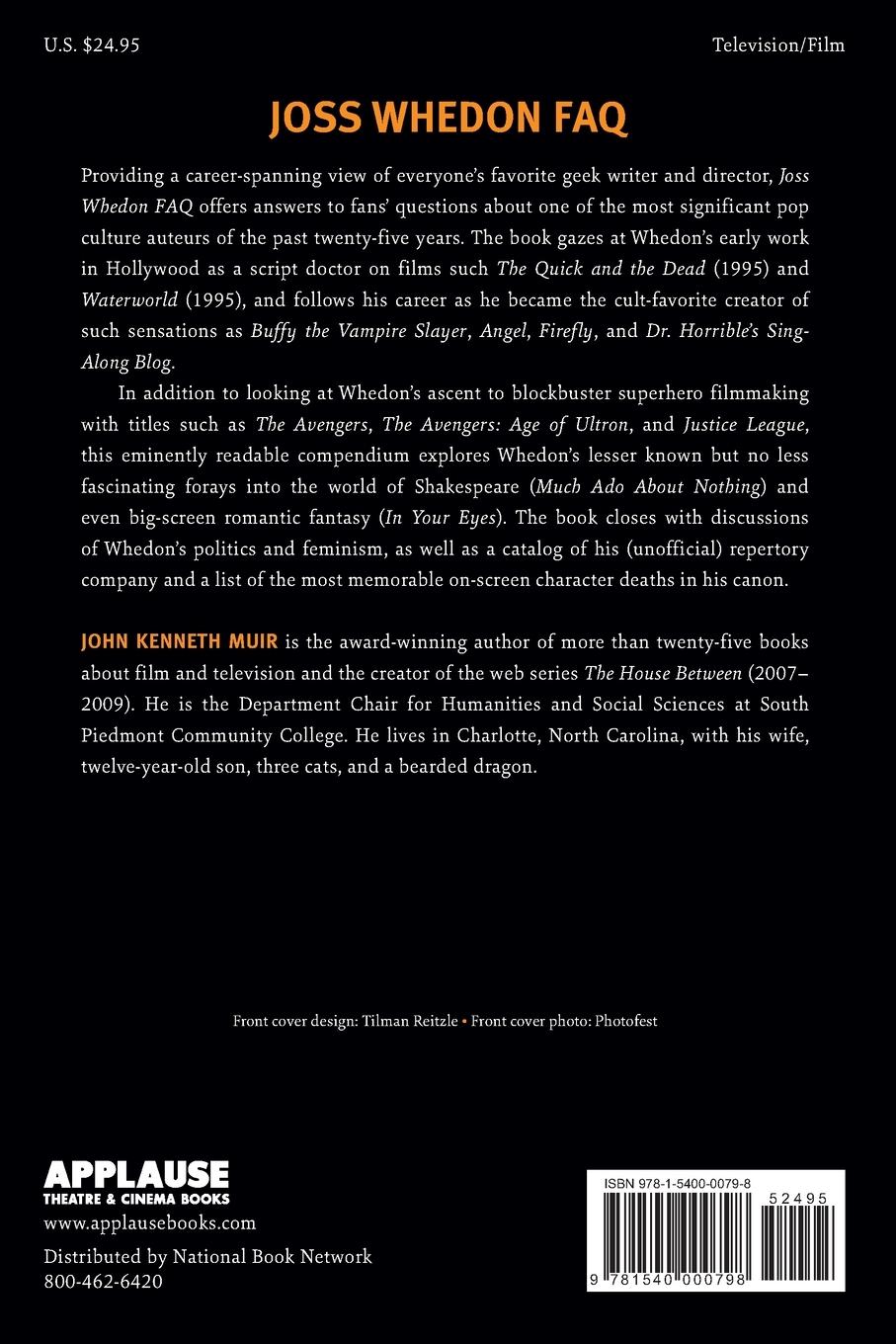 Rückseitencover Joss Whedon FAQ