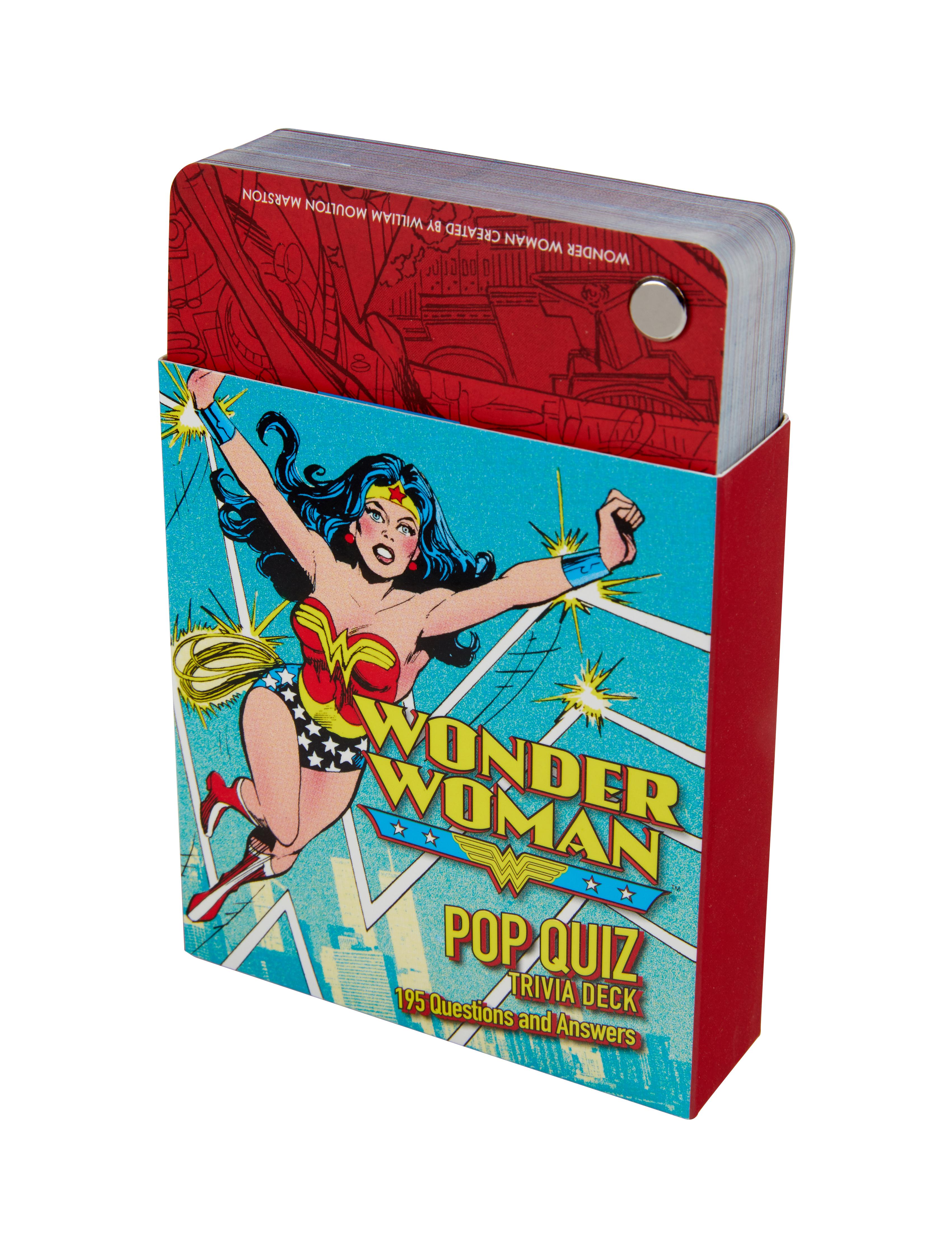 Vorderes Coverbild DC Comics: Wonder Woman Pop Quiz Trivia Deck