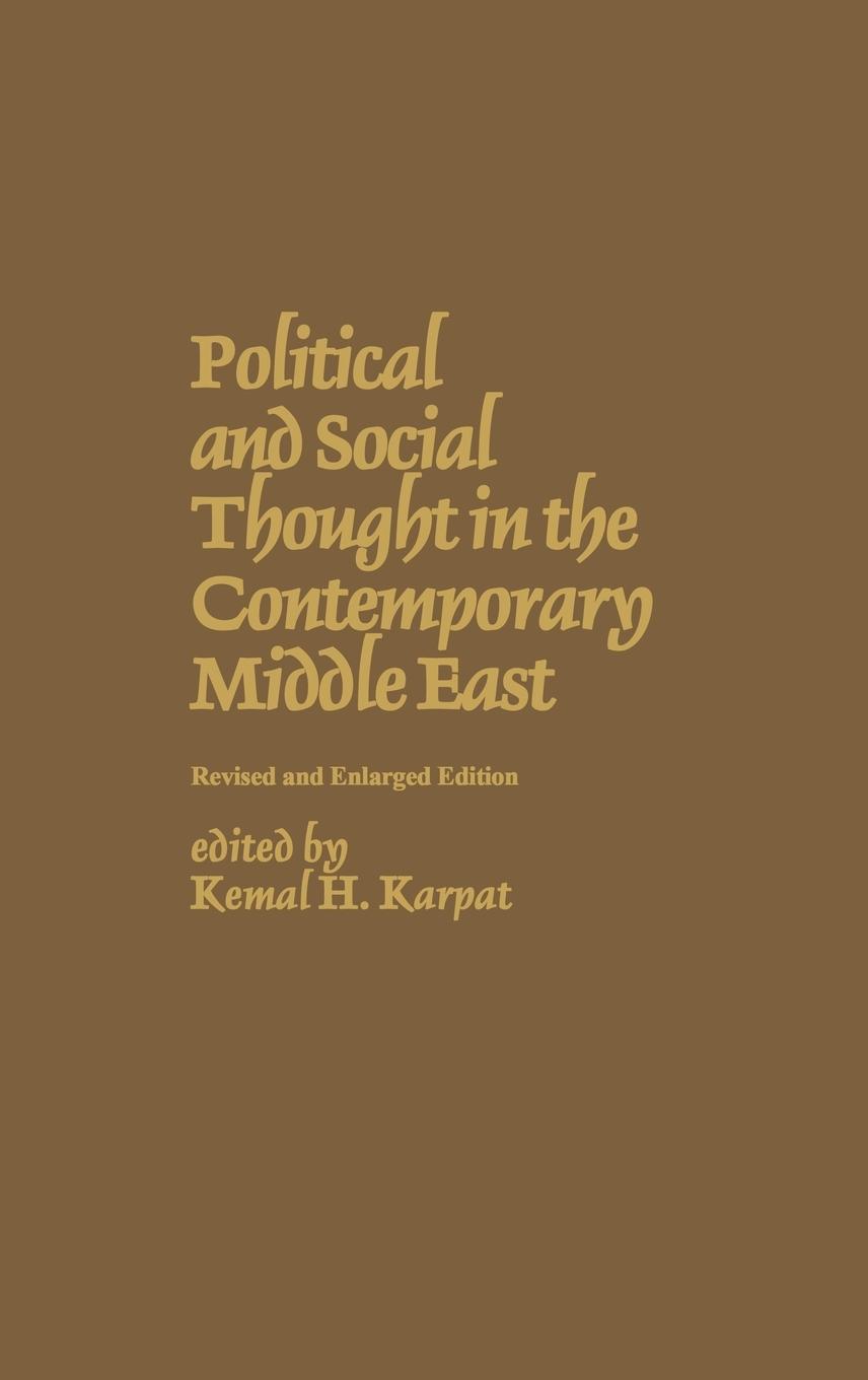 Vorderes Coverbild Political and Social Thought in the Contemporary Middle East