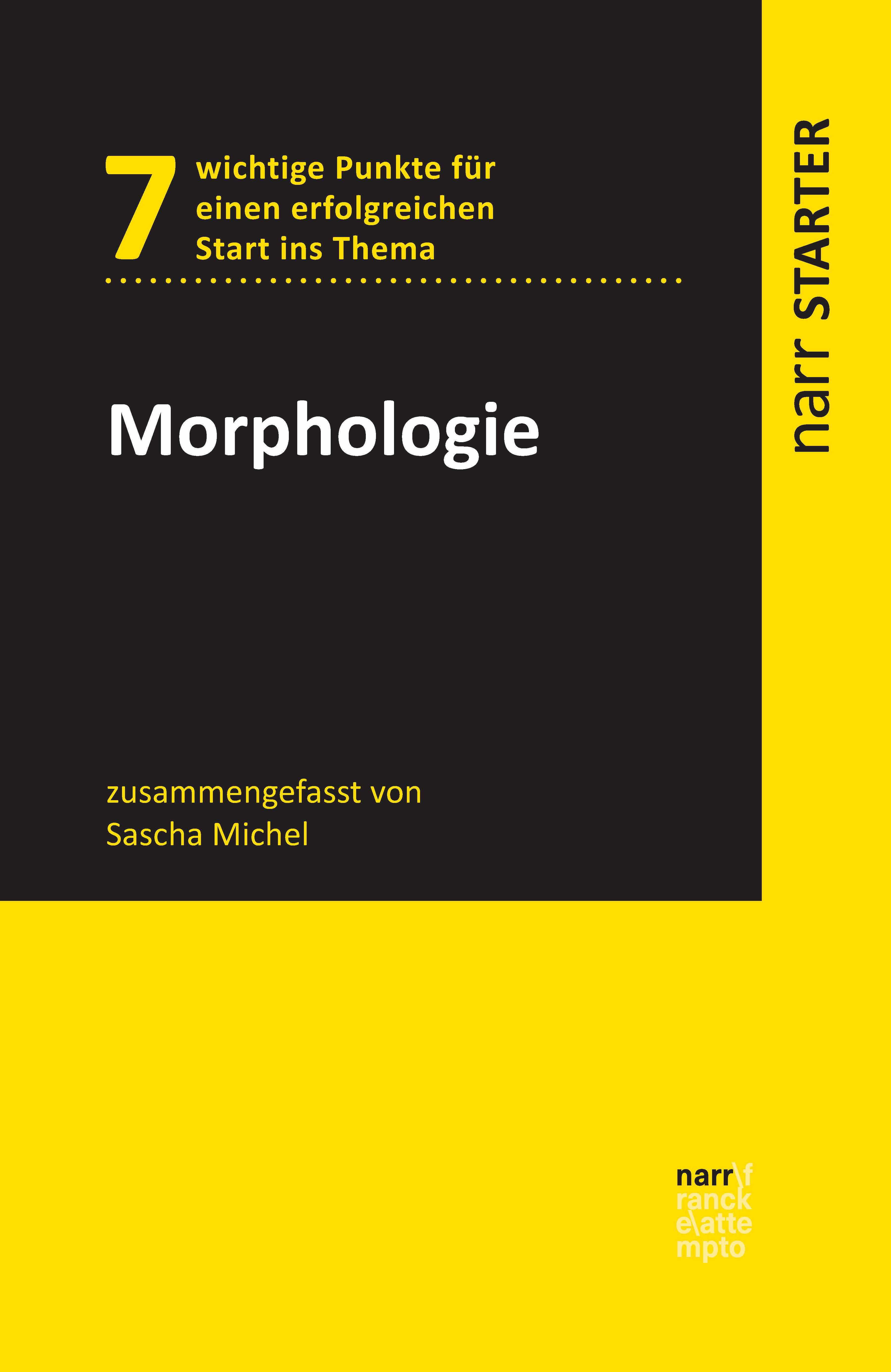 Vorderes Coverbild Morphologie