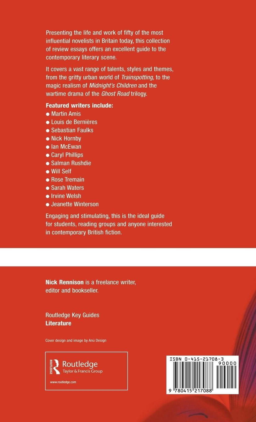 Rückseitencover Contemporary British Novelists