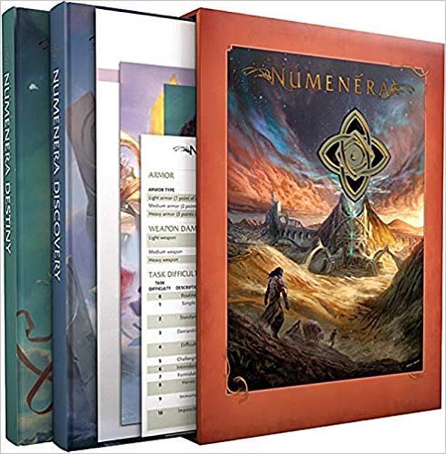 Vorderes Coverbild Numenera Discovery Destiny Slipcase