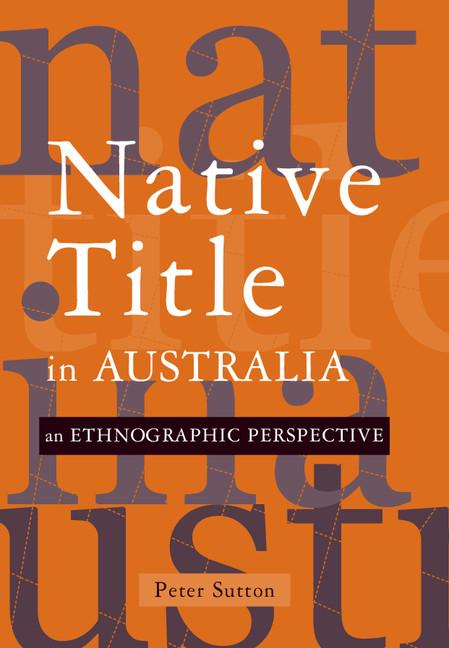 Vorderes Coverbild Native Title in Australia