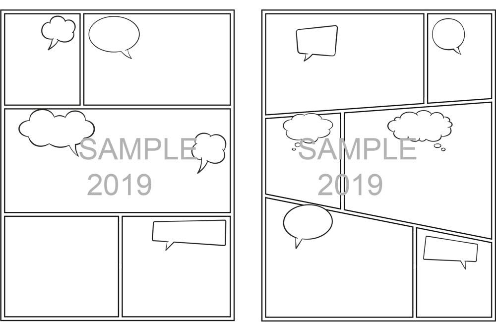 Beispielinhalt (Bild) Draw Your Own Comic Book!