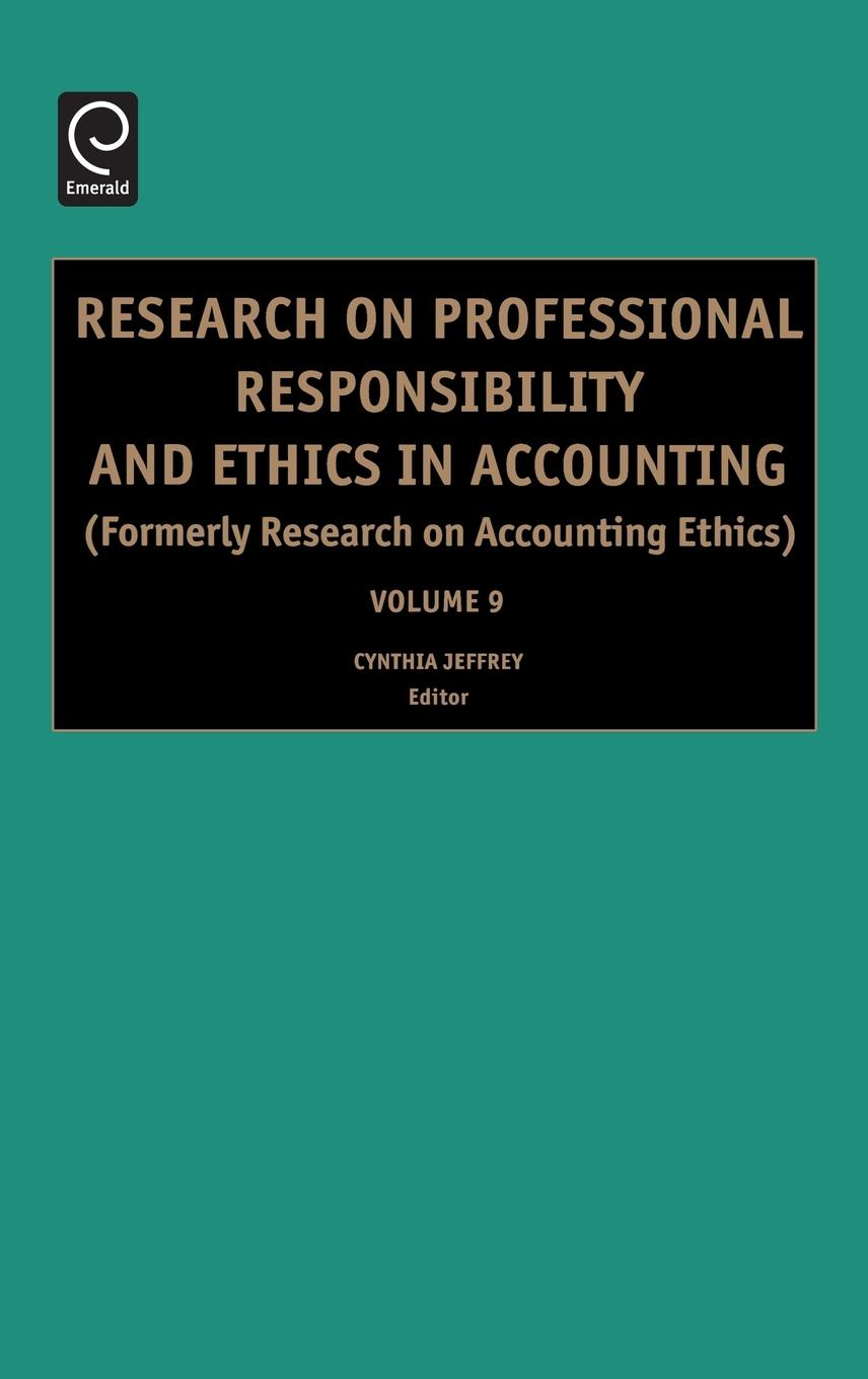 Vorderes Coverbild Research on Professional Responsibility and Ethics in Accounting