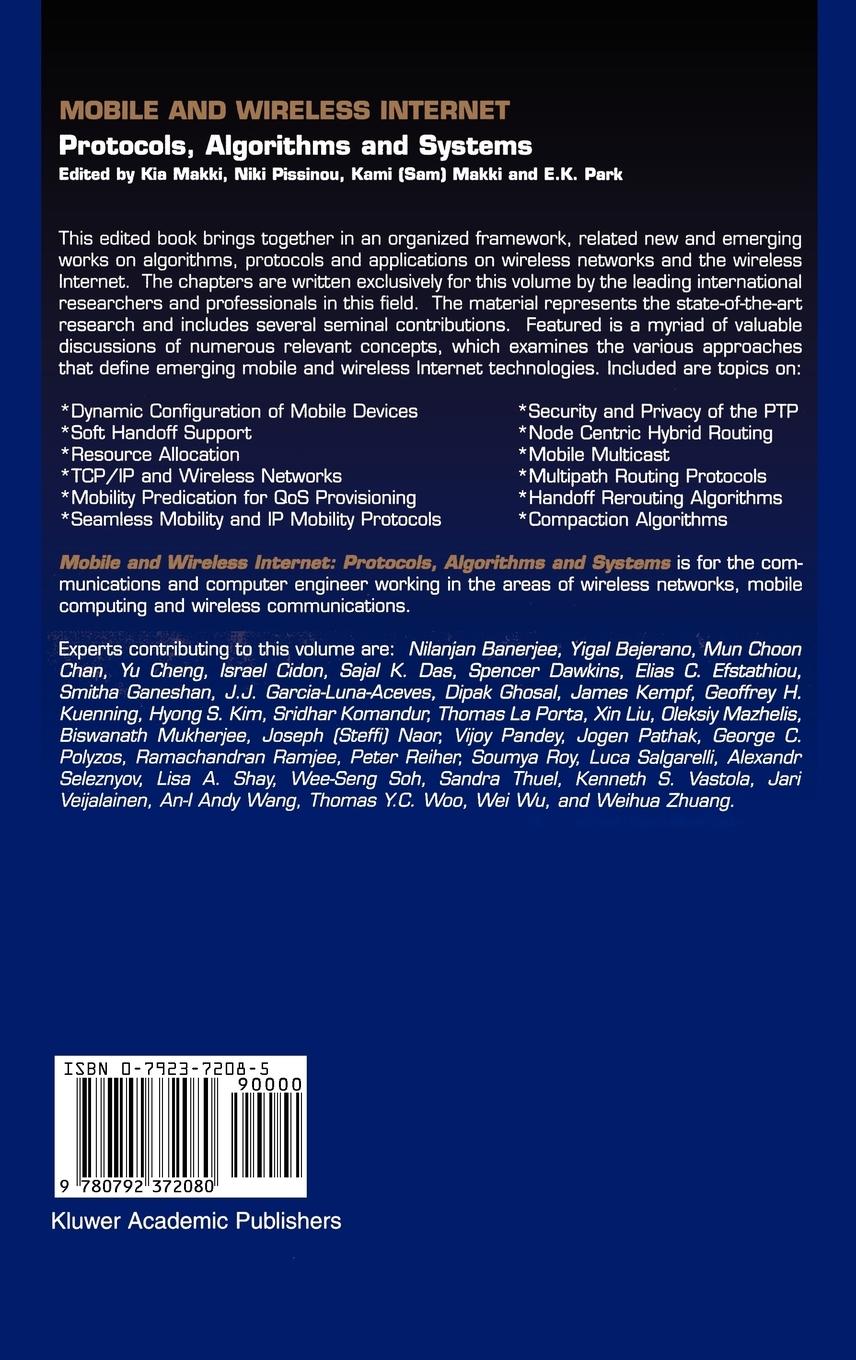 Rückseitencover Mobile and Wireless Internet