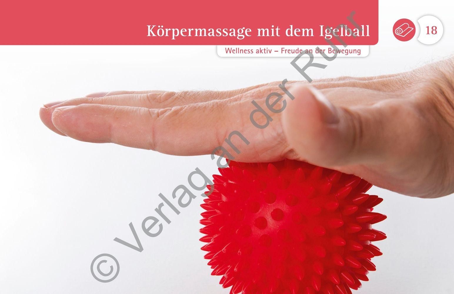 Beispielinhalt (Bild) Wellness für Senioren - Karten-Set mit Wohlfühlideen für die Altenpflege