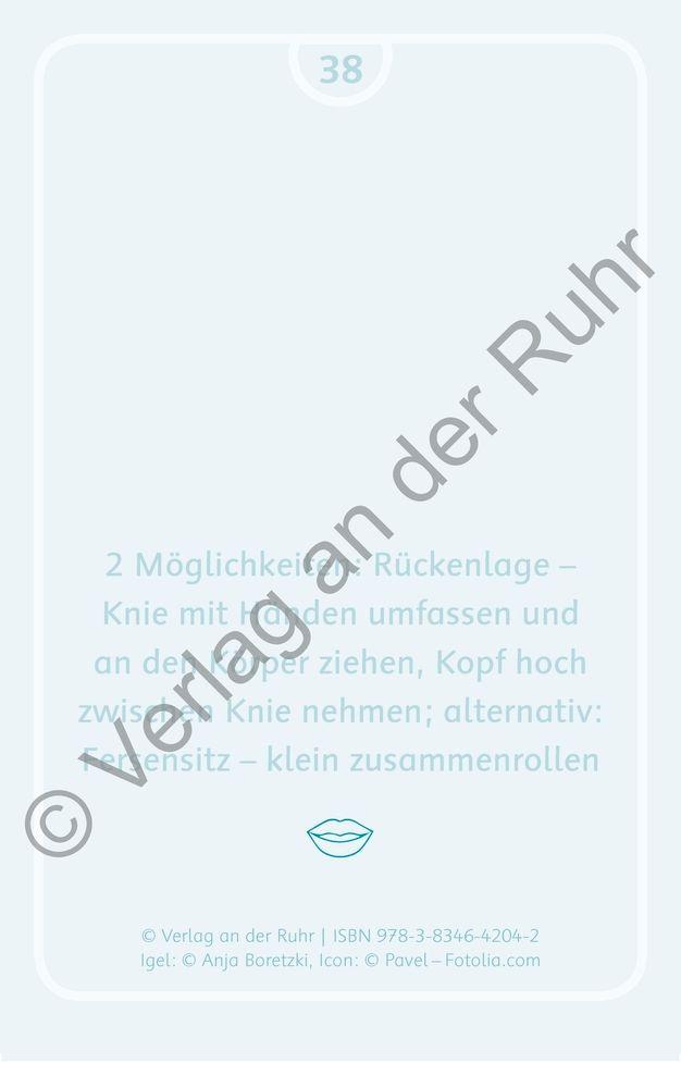 Beispielinhalt (Bild) Streck dich wie die Katze - Motorikförderung ganz spielerisch - 40 Karten für Kita, Schule & Therapie