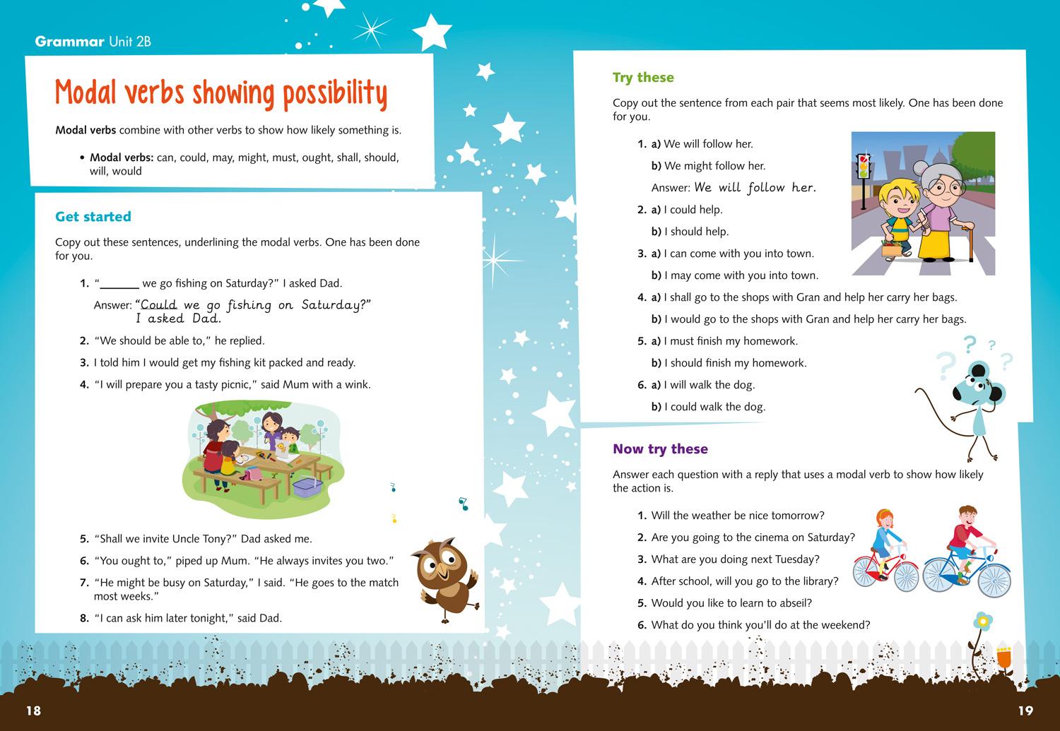 Beispielinhalt (Bild) Vocabulary, Grammar and Punctuation Skills Pupil Book 5