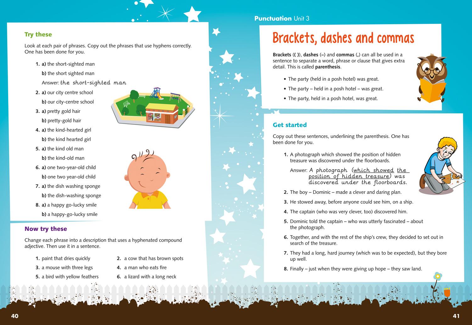 Beispielinhalt (Bild) Vocabulary, Grammar and Punctuation Skills Pupil Book 5