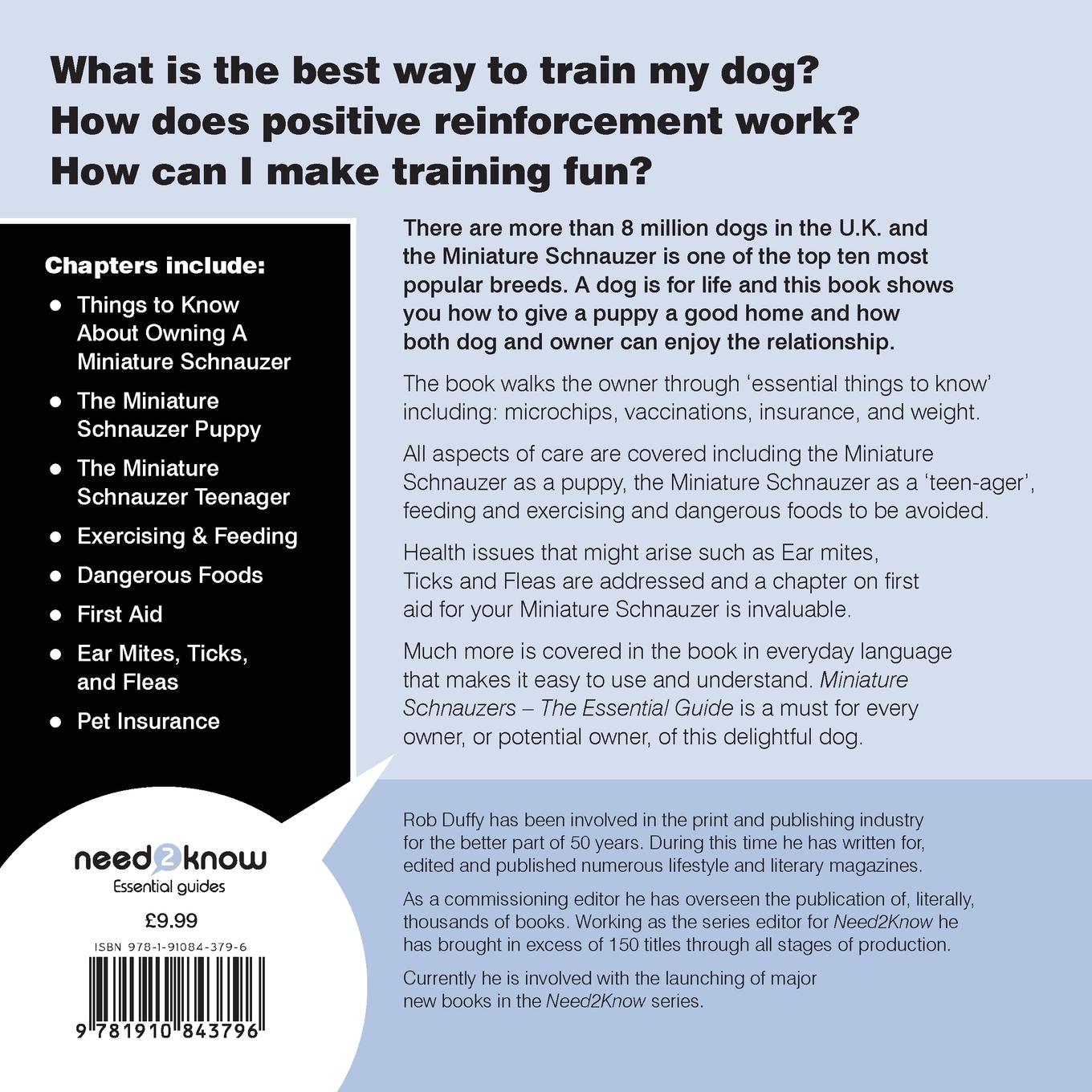 Rückseitencover Miniture Schnauzers