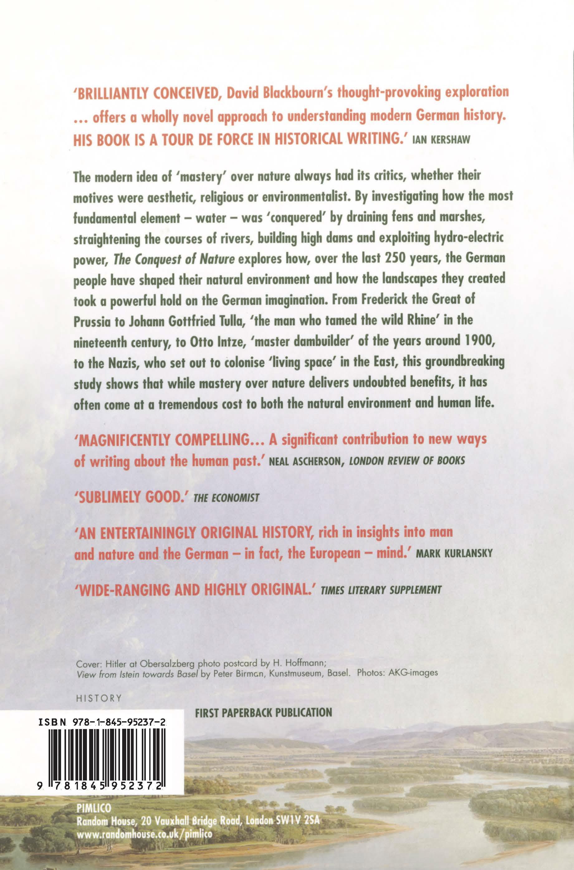 Rückseitencover The Conquest Of Nature