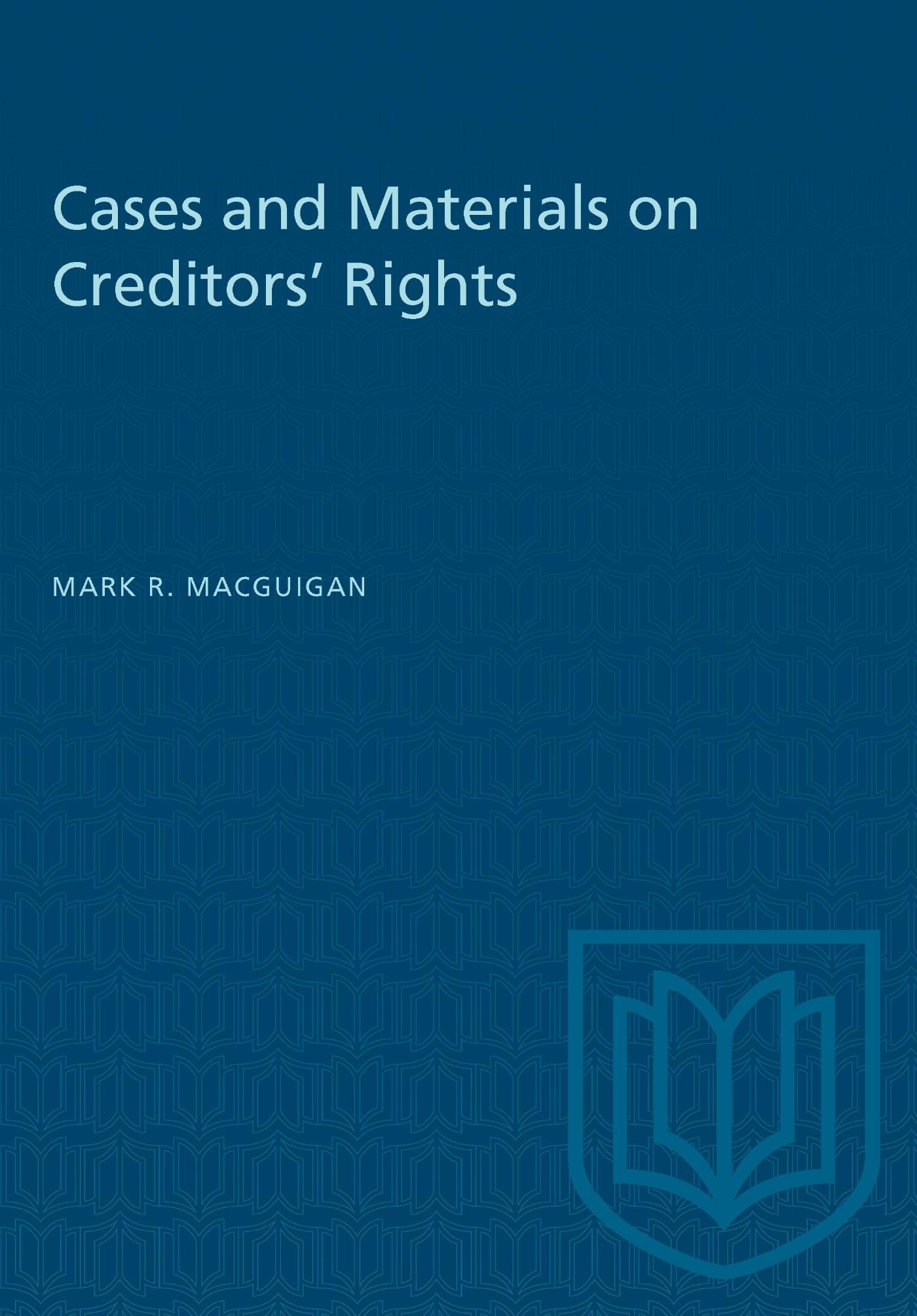 Vorderes Coverbild Cases and Materials on Creditors' Rights