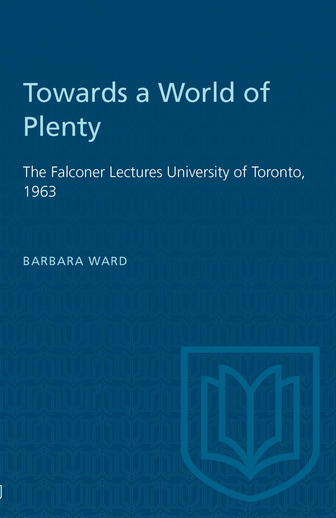 Vorderes Coverbild Towards a World of Plenty