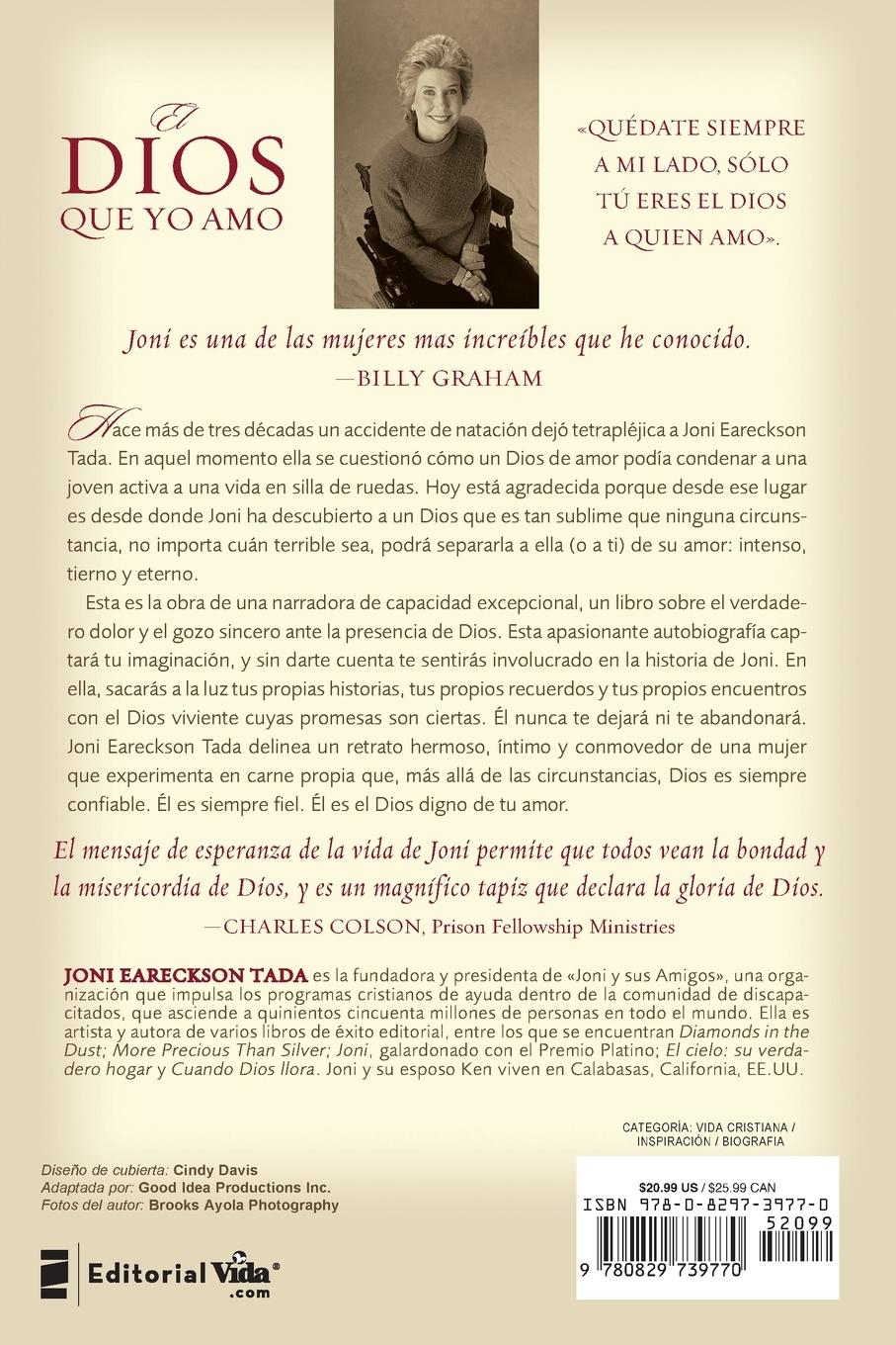 Rückseitencover El Dios Que Yo Amo