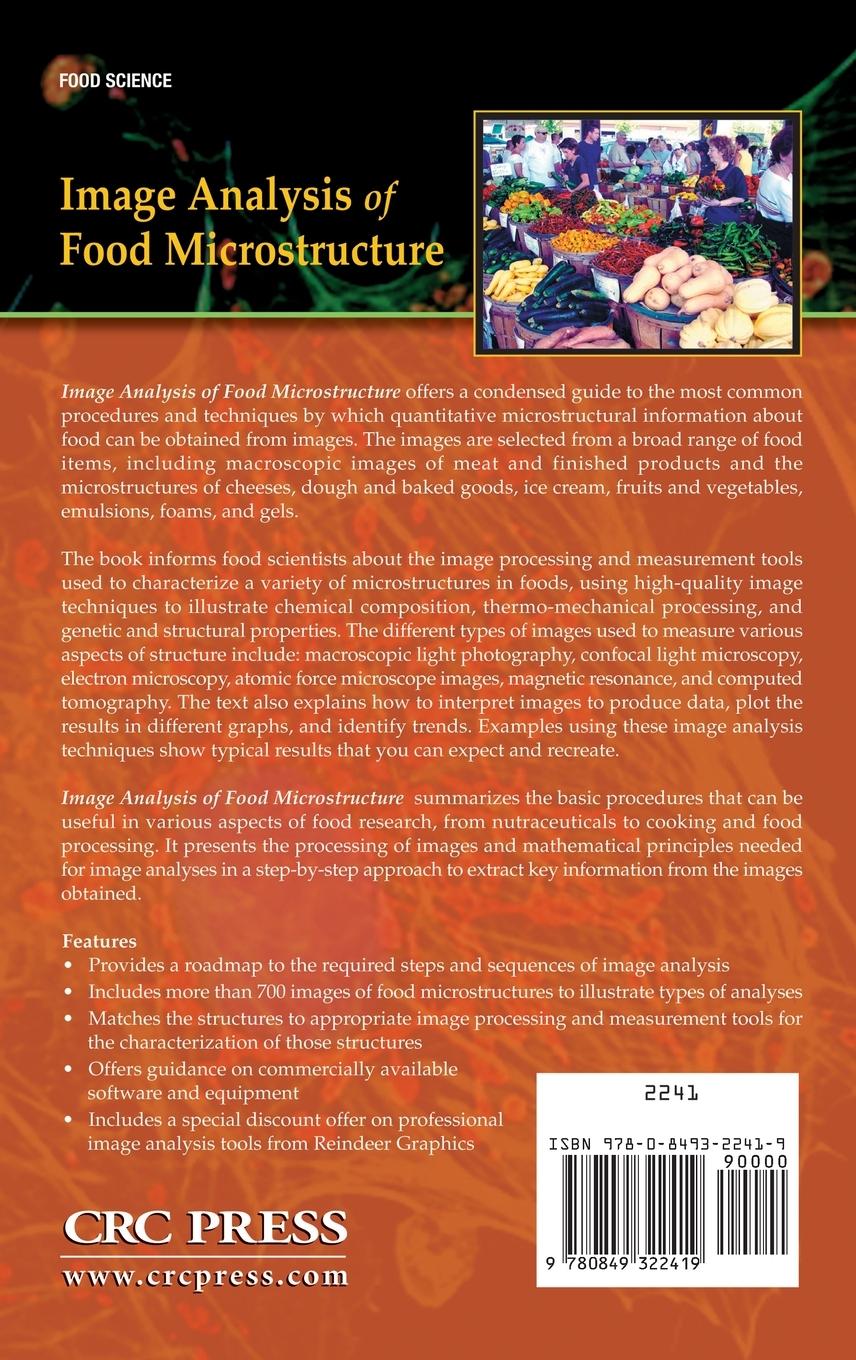 Rückseitencover Image Analysis of Food Microstructure