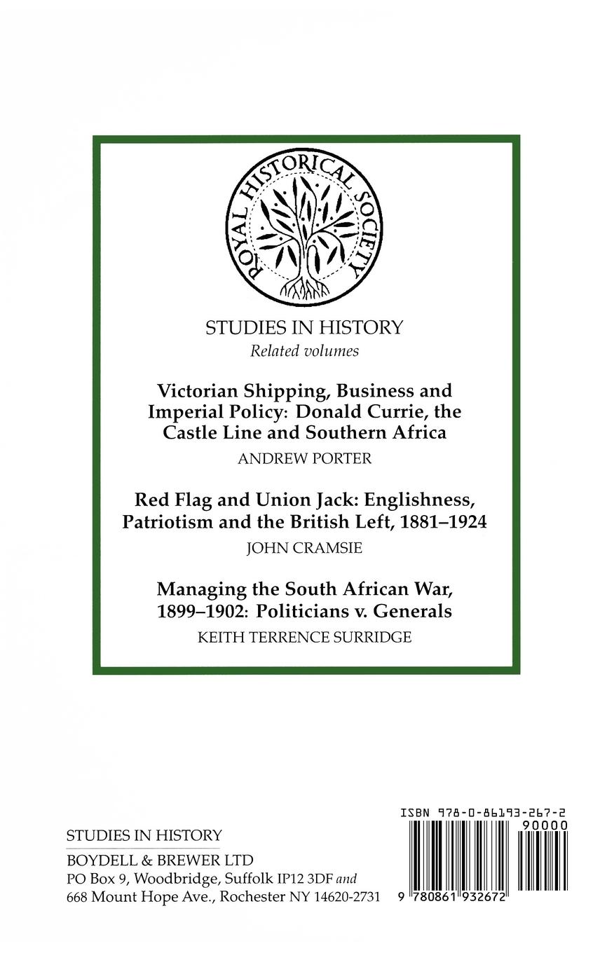 Rückseitencover Managing the British Empire