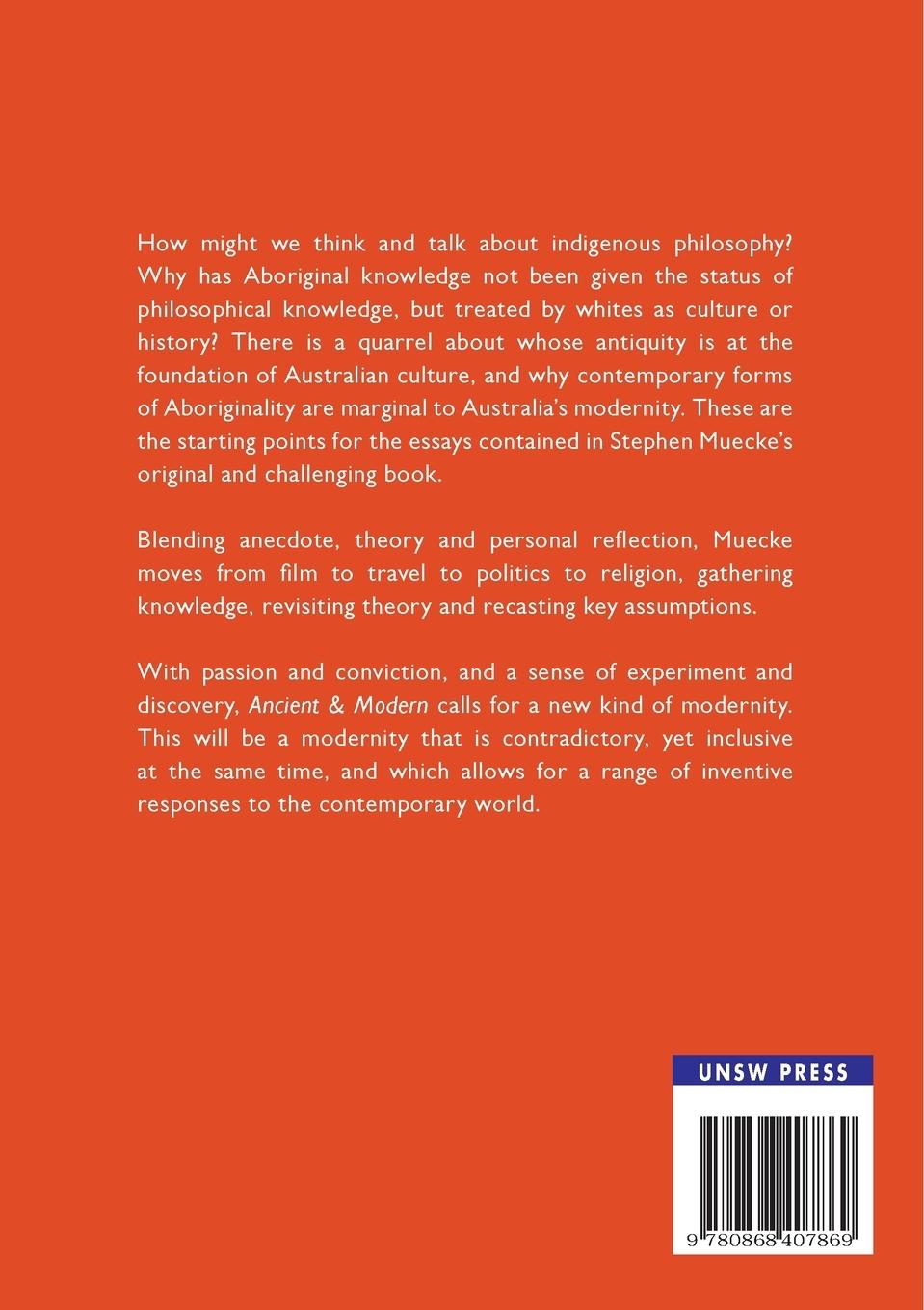 Rückseitencover Ancient and Modern