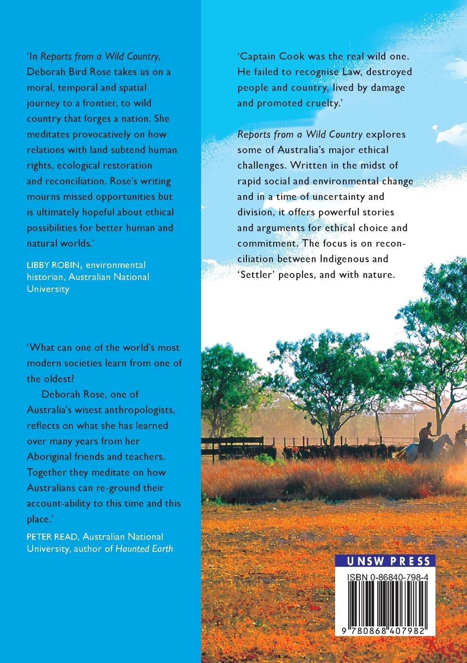 Rückseitencover Reports from a wild country