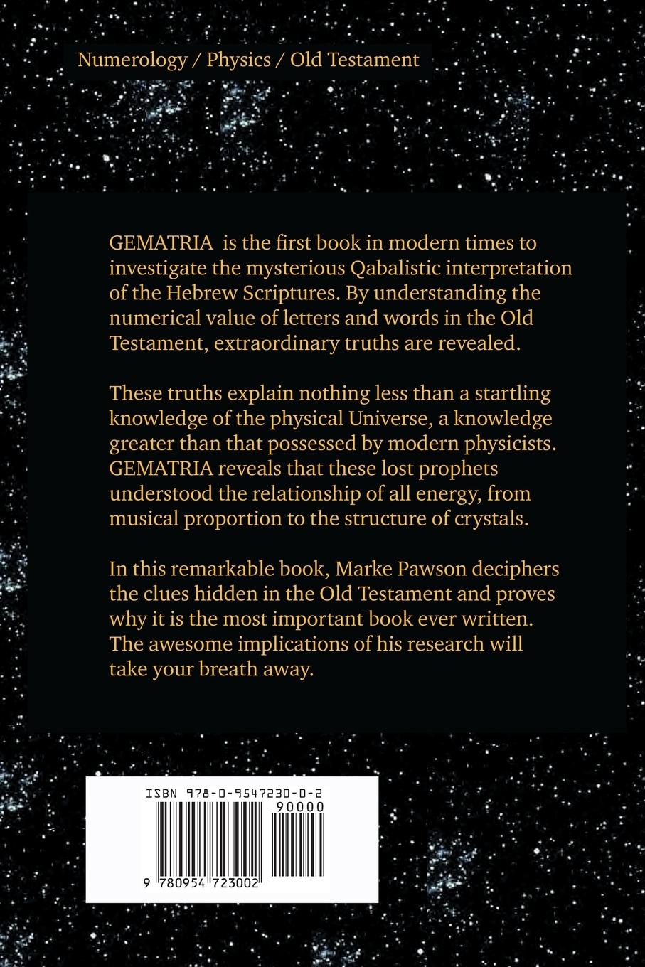 Rückseitencover Gematria