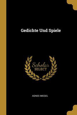Vorderes Coverbild Gedichte Und Spiele