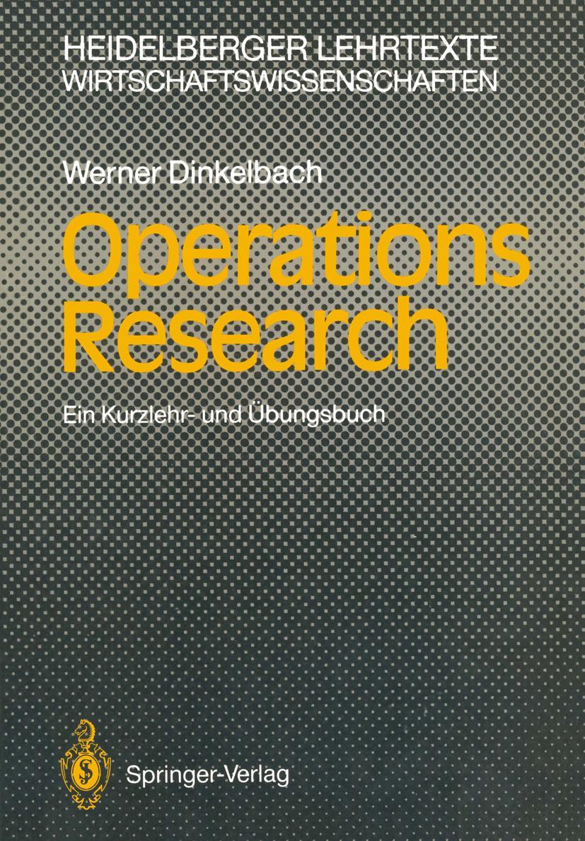 Vorderes Coverbild Operations Research