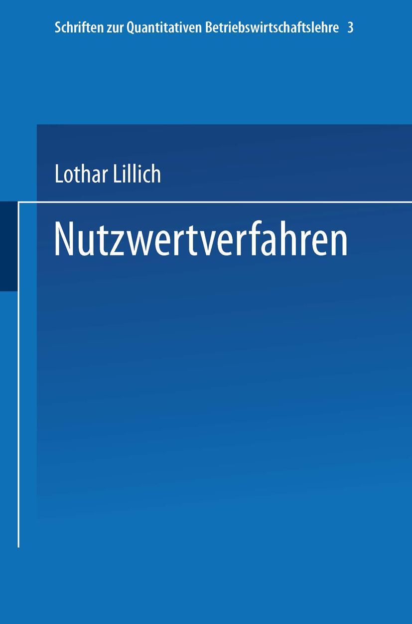 Vorderes Coverbild Nutzwertverfahren