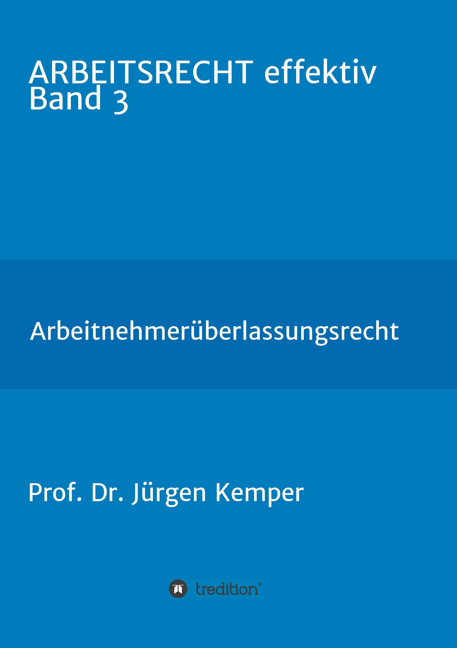 Vorderes Coverbild ARBEITSRECHT effektiv Band 3