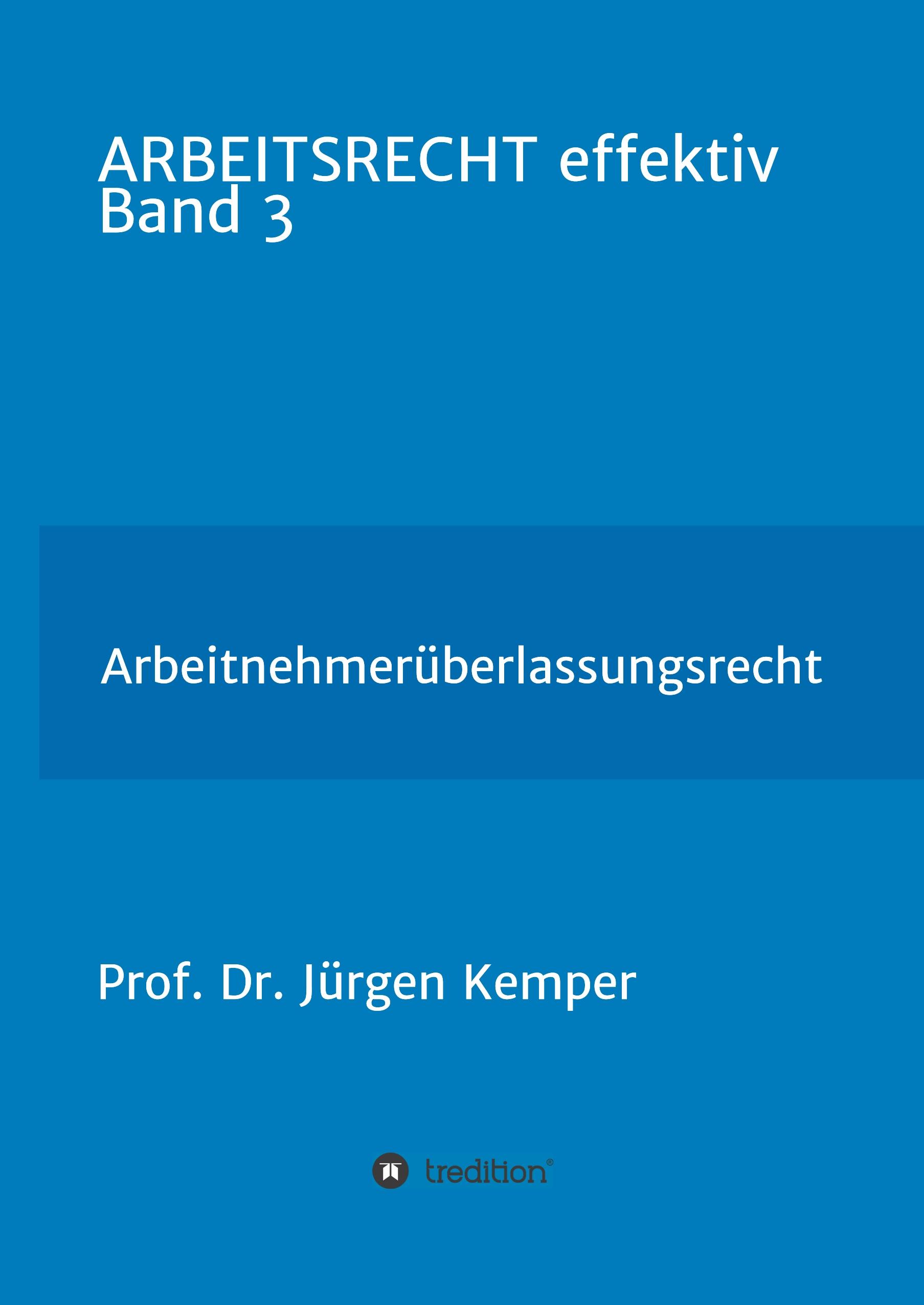 Vorderes Coverbild ARBEITSRECHT effektiv Band 3