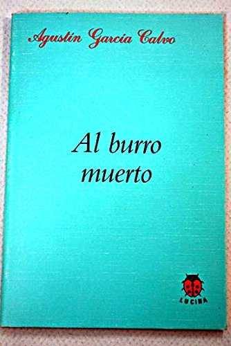 Vorderes Coverbild Al burro muerto