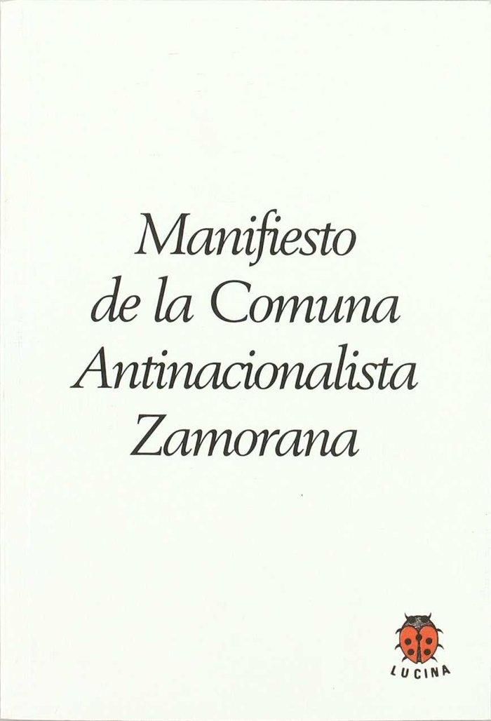 Vorderes Coverbild Manifiesto de la Comuna Antinacionalista Zamorana