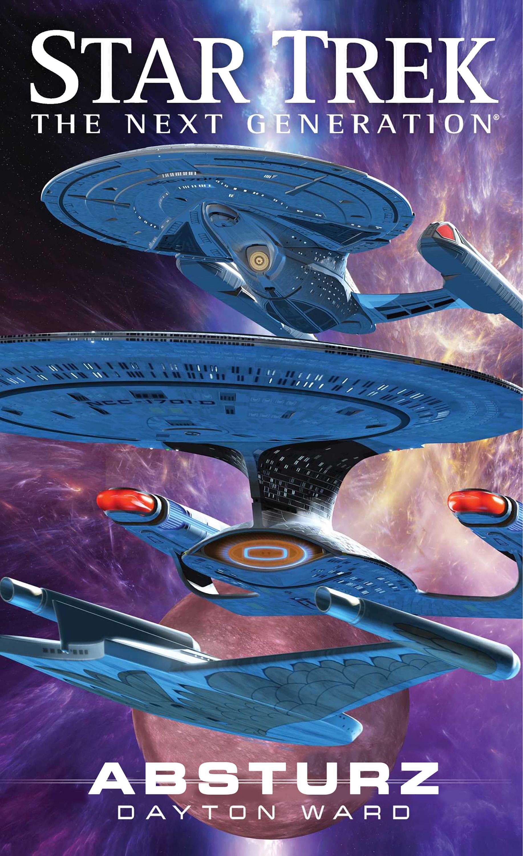 Vorderes Coverbild Star Trek - The Next Generation. Absturz